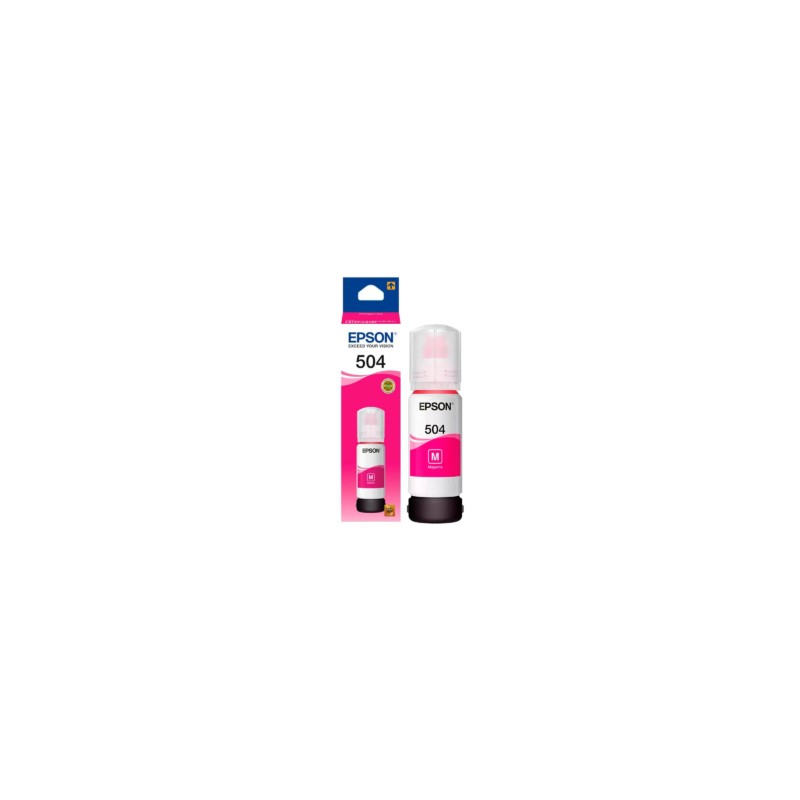 Tinta original Epson T504 70ml, color Magenta