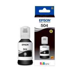 Tinta original Epson T504 127ml, color negro