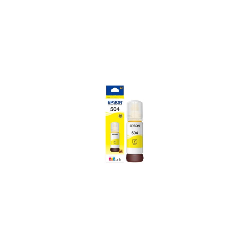 Tinta original Epson T504 70ml, color Yellow