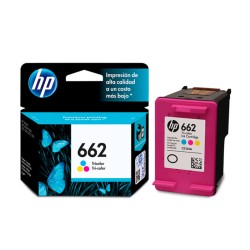 Cartucho Original HP 662 Tricolor, 100 Páginas (CZ104AL)