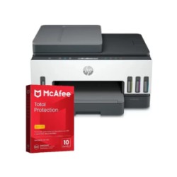 Multifuncional HP Smart Tank 750, Color, Inyección, Inalámbrico +Antivirus McAfee Total Protection VPN 1 Año Licencia Digital – 