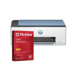 Impresora Multifuncional HP Smart Tank 525 + Antivirus McAfee Total Protection (10 dispositivos, Licencia Digital) Bundle