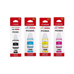 Kit 4 Tintas Canon GI-190