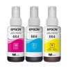 Kit de 3 Tintas Epson T664 Cyan, Magenta y Yellow