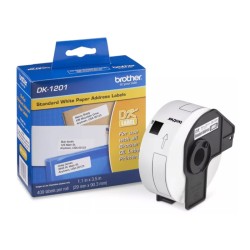 Brother Etiqueta Pre-Cortada DK-1201, 400 Etiquetas